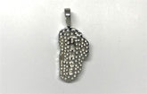 Large Sterling Silver Lake Tahoe Pendant with Lapis.
All stones will